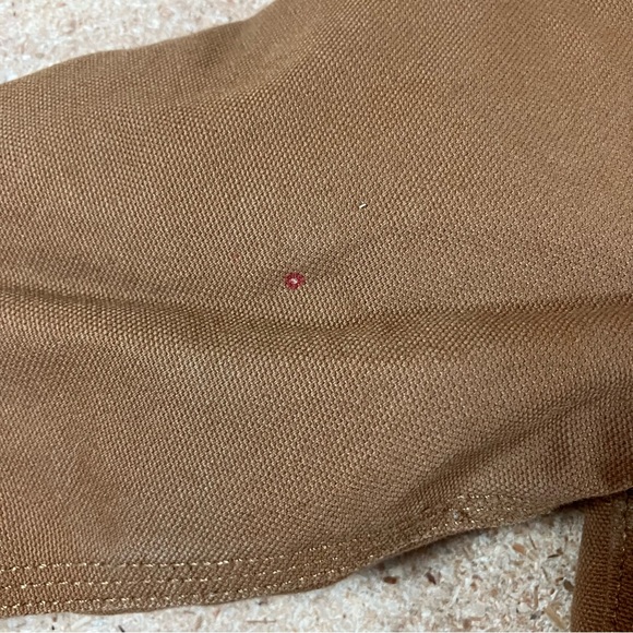 Carhartt Infant 18M Brown Quilted Lined Hooded Canvas Coat Full Zip Jacket - Picture 6 of 7